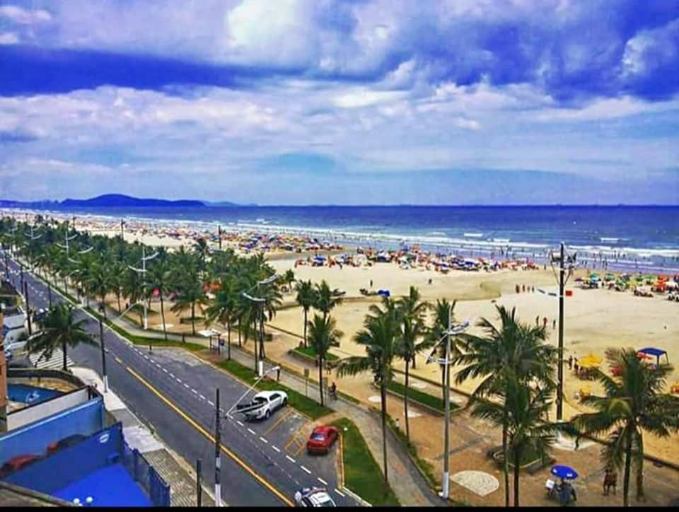 Kitao Pe Na Areia Na Vila Mirim - Praia Grande/Sp Ngoại thất bức ảnh
